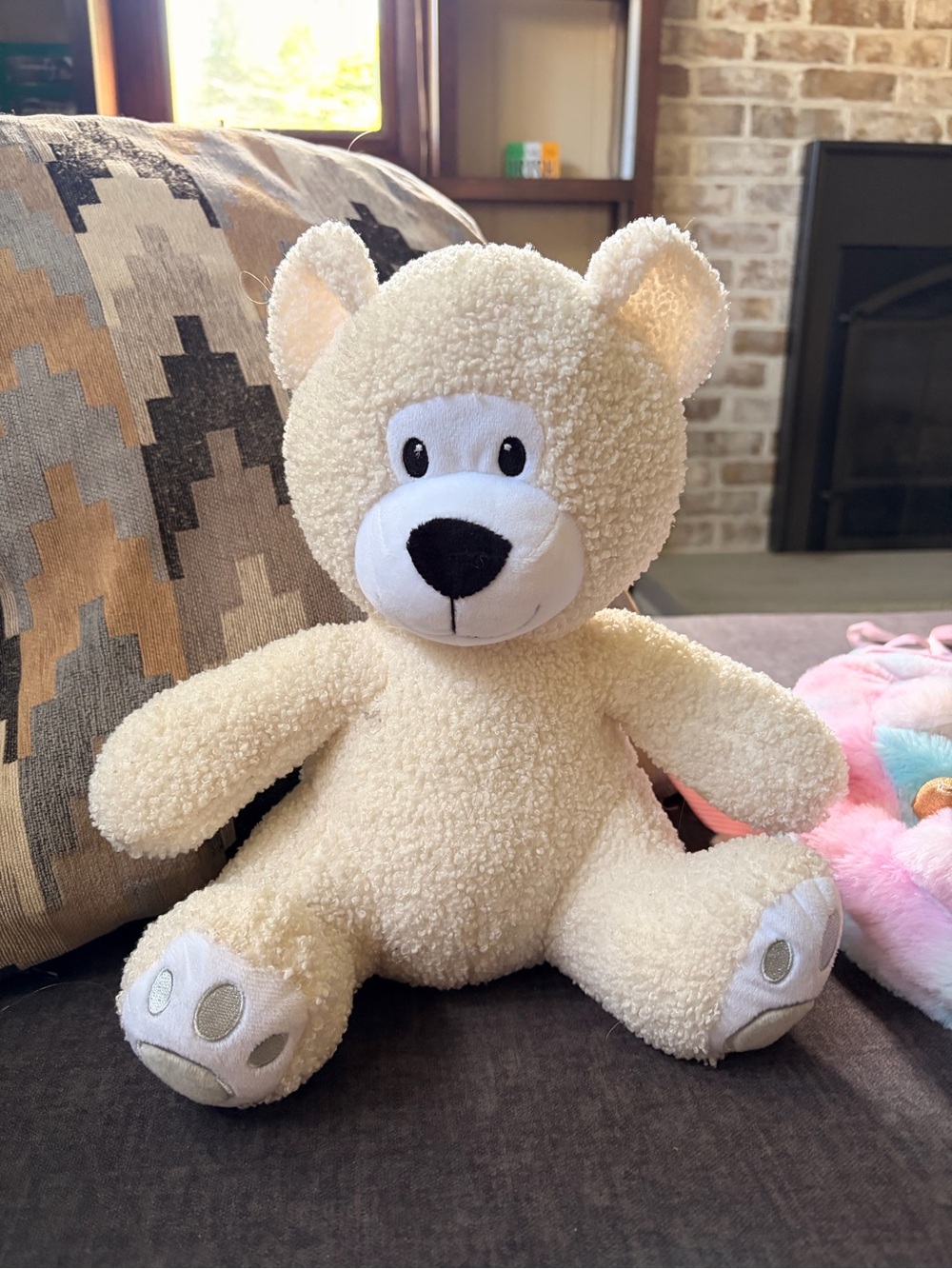 EUC Young Living Cream Plush Teddy Bear Stuffed Animal